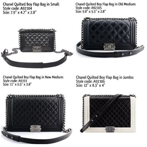 chanel boy bag size comparison|chanel boy bag small.